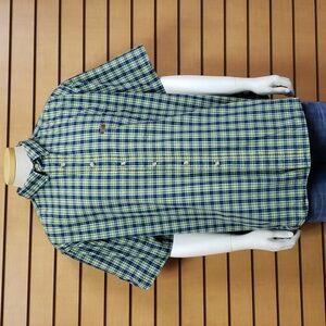Carhartt Shirt Men’s XL Plaid Short Sleeve Button Down Workwear Outdoor